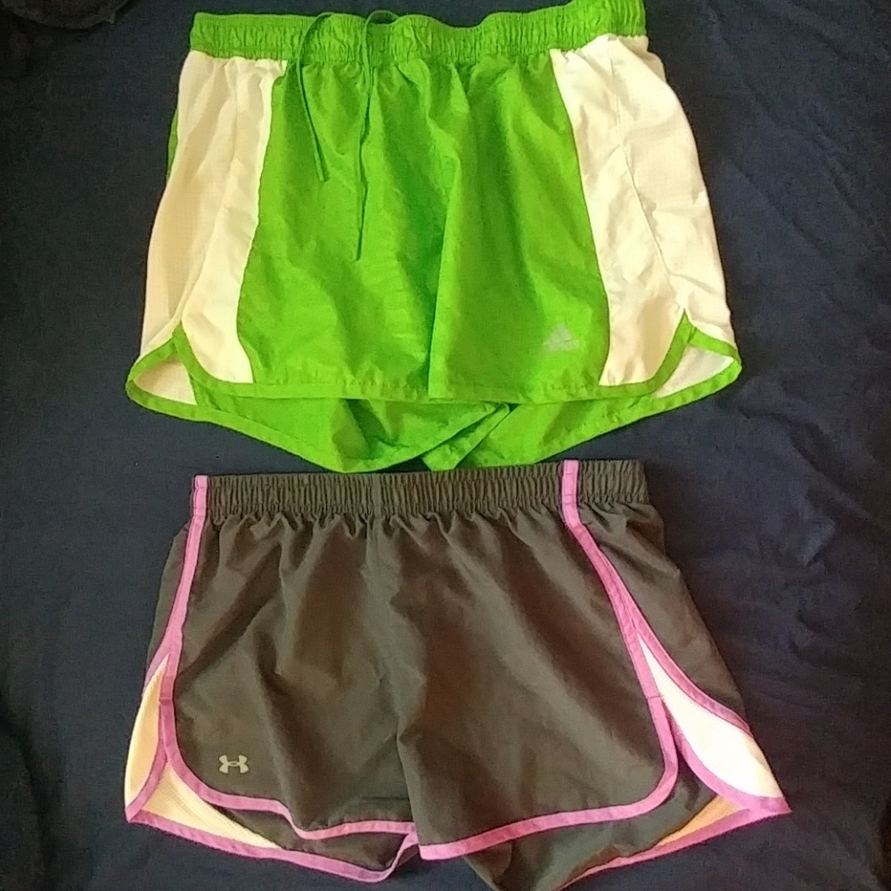 Adidas and Champion Running Shorts Athletic Set